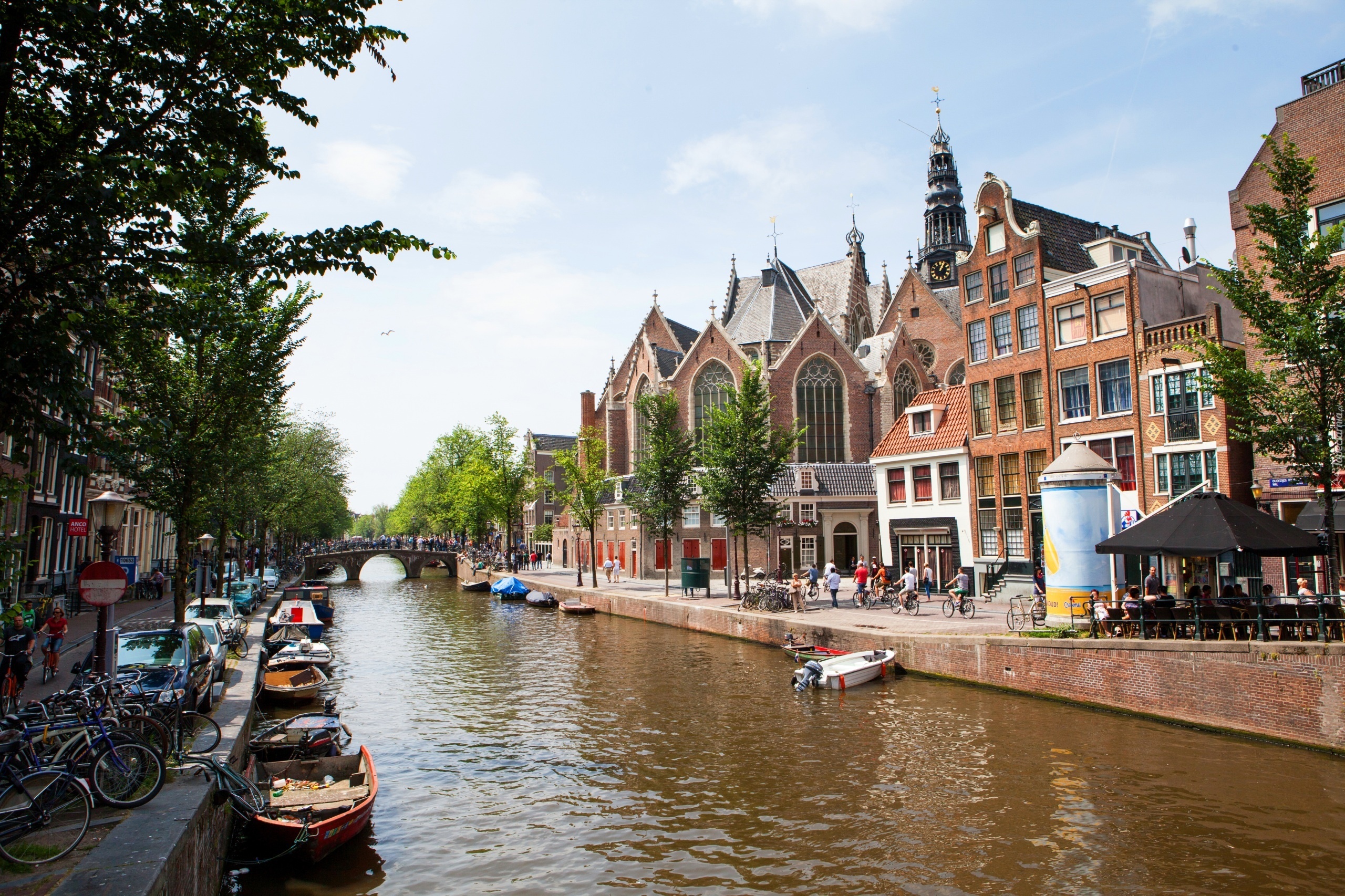 Amsterdam, Holandia, Kanał