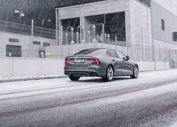 Volvo, Ulica, Zima, Śnieg